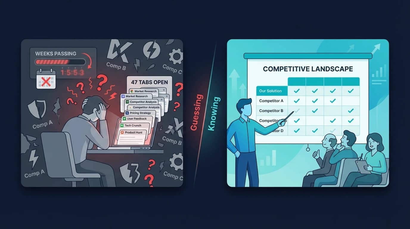 Competitor analysis framework for startups