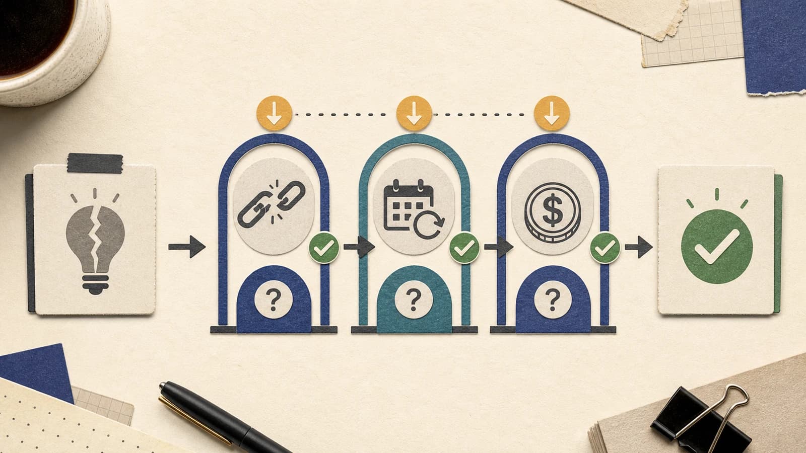 Three validation gates for reviving a failed startup idea