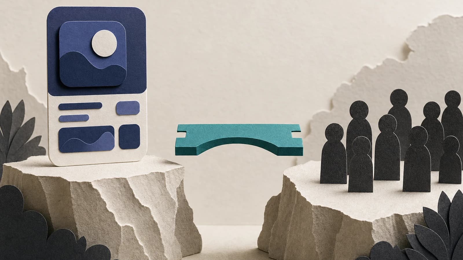 Validation gap showing the missing step between building an app with Lovable and finding users