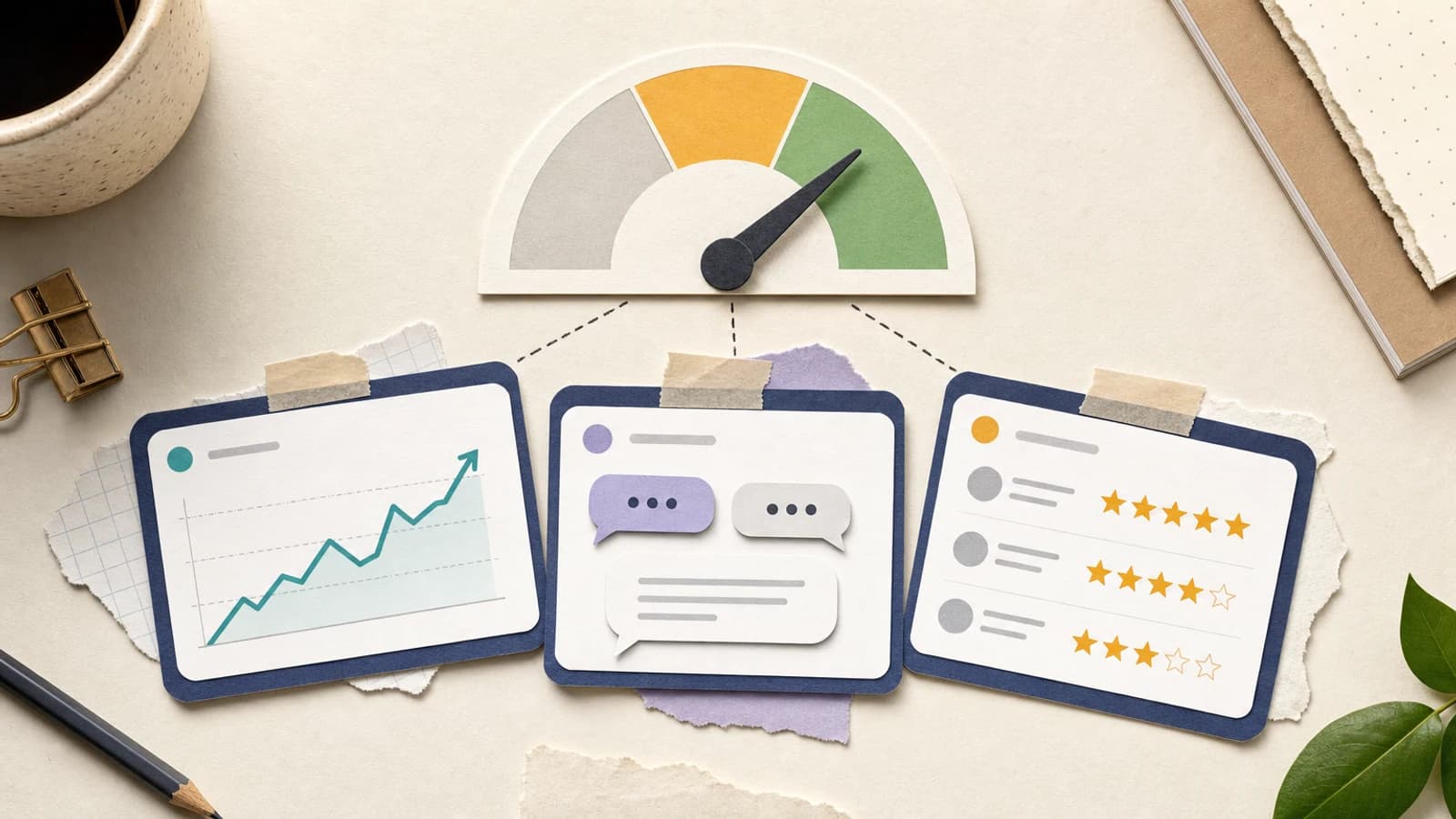 Demand signal evidence cards showing search trends, community discussions, and competitor reviews for market validation