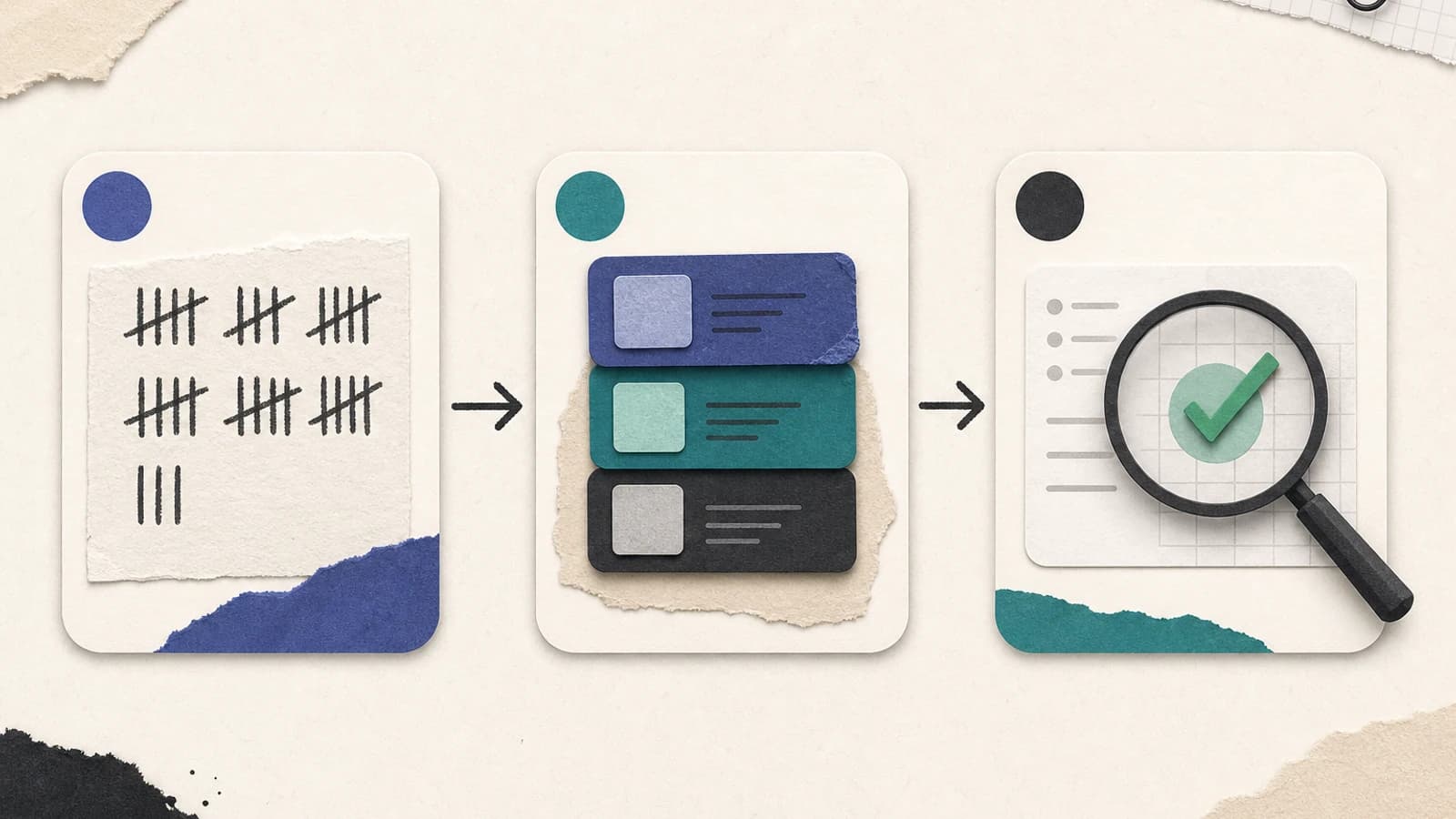 Three-step startup niche validation sequence: count workarounds, count competitors, run viability scan